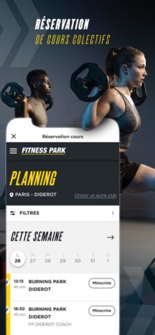 Fitness Park App for iOS