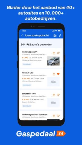 Gaspedaal.nl: autovergelijker untuk Android