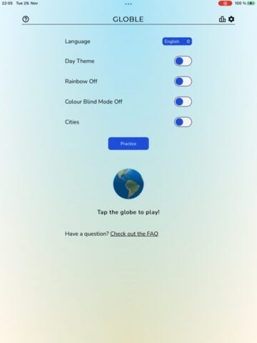 iOS için Globle