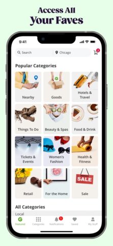 Groupon – Local Deals Near Me สำหรับ iOS