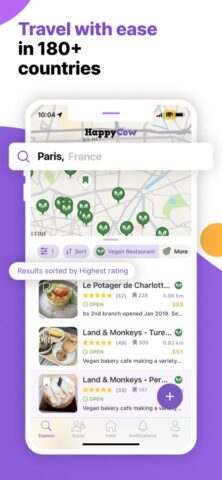HappyCow – Vegan Food Near You per iOS