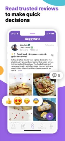 iOS için HappyCow – Vegan Food Near You