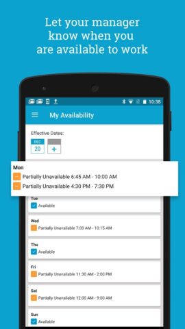 HotSchedules لنظام Android