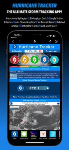 Hurricane Tracker untuk iOS