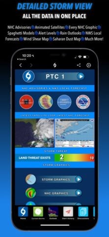 Hurricane Tracker لنظام iOS