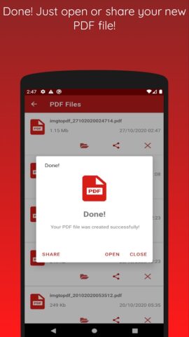 PDF Converter: Imagem para PDF para Android