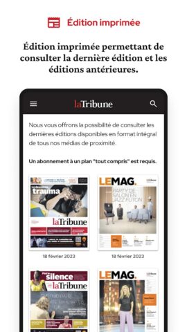 La Tribune لنظام Android