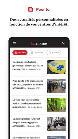 Android için La Tribune