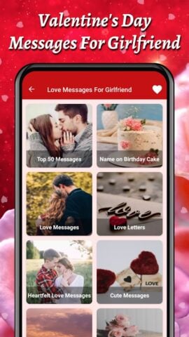 Android için Kız Arkadaşa Aşk Mesajları