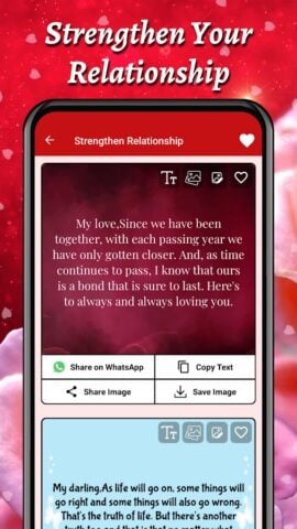 Liebesbotschaft für Freundin für Android