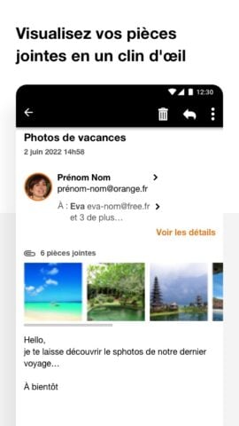 Android 版 Mail Orange – Messagerie email