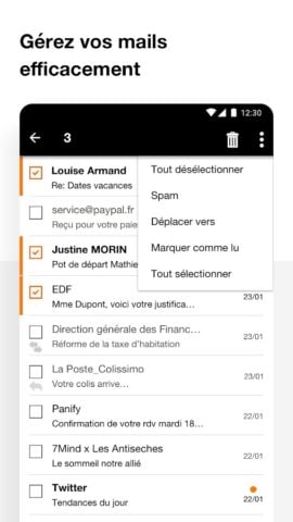 Mail Orange – Messagerie email สำหรับ Android