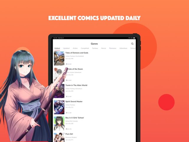 iOS 版 MangaToon – Manga Reader