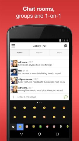Moco: Chat & Meet New People untuk Android