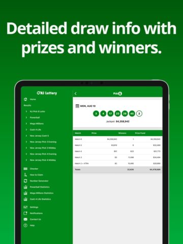 NJ Lottery لنظام iOS
