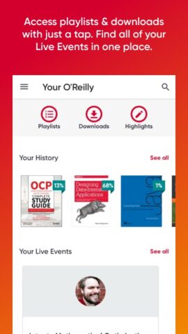 O’Reilly สำหรับ Android