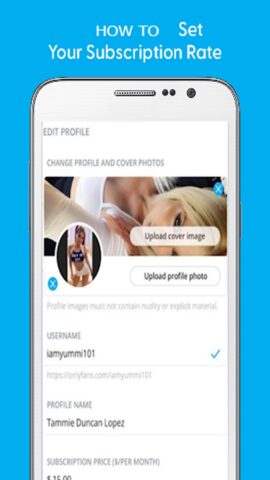 OnlyFans для Android