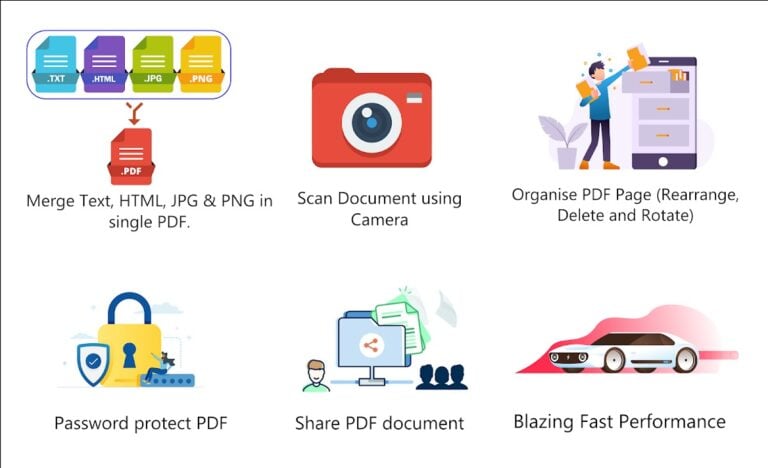 PDF zusammenfügen für Android
