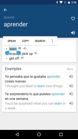 Android 用 Spanish English Dictionary