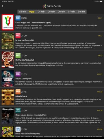 Stasera In TV for iOS