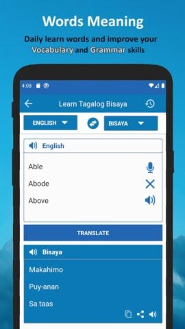 Tagalog Bisaya Dictionary cho Android