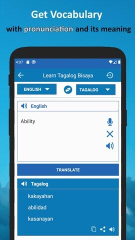 Android 用 Tagalog Bisaya Dictionary