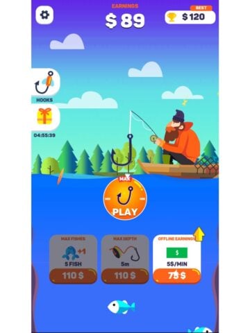 Tiny Fishing لنظام iOS