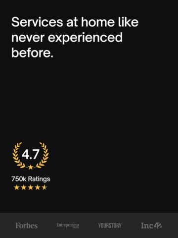Urban Company: Home Service для iOS — скриншот 1