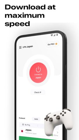 Android için VPN Japan – get Japanese IP