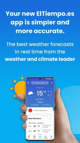 Android 用 ElTiempo.es: Tiempo y Radar