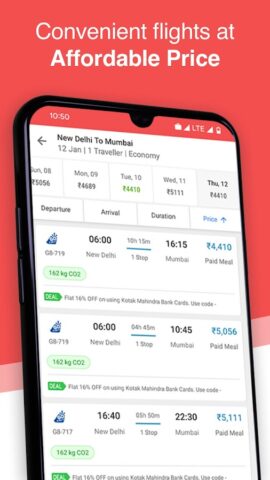 Yatra – Flights, Hotels, Bus untuk Android