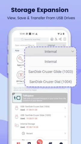 Zapya – File Transfer, Share cho Android