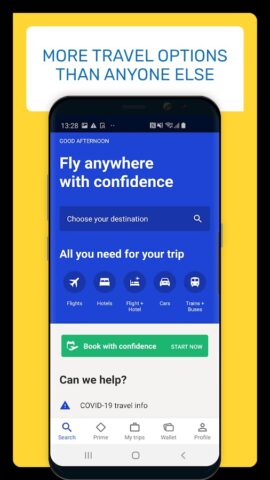 eDreams: Flights, Hotels, Cars สำหรับ Android