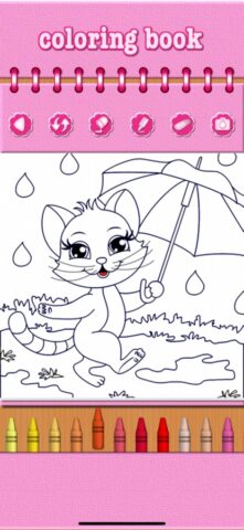 Cat Kitty Kitten Coloring Book pour iOS