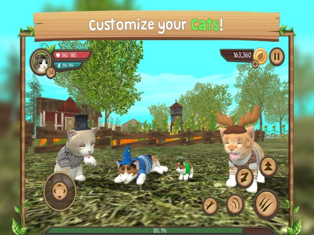 Simulação de Gatos Online para iOS