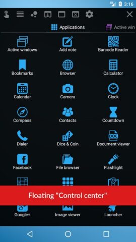 Floating Apps (multitasking) für Android