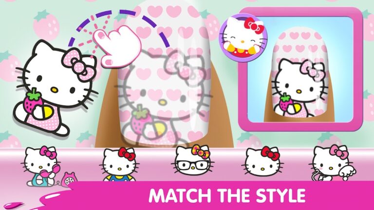 Android 版 Hello Kitty 指甲沙龍