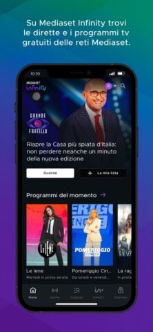Mediaset Infinity untuk iOS