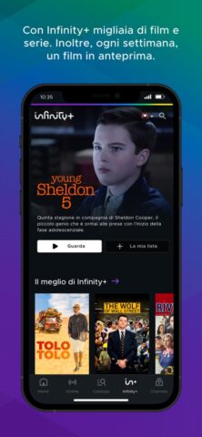 Mediaset Infinity สำหรับ iOS