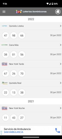 Loterías Dominicanas لنظام Android