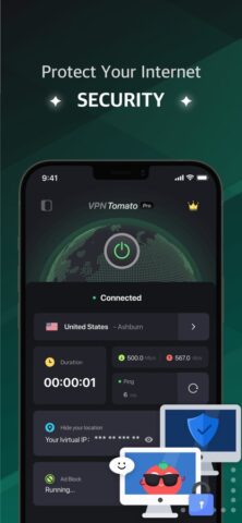 VPN Tomato Pro – Fast & Secure pour iOS
