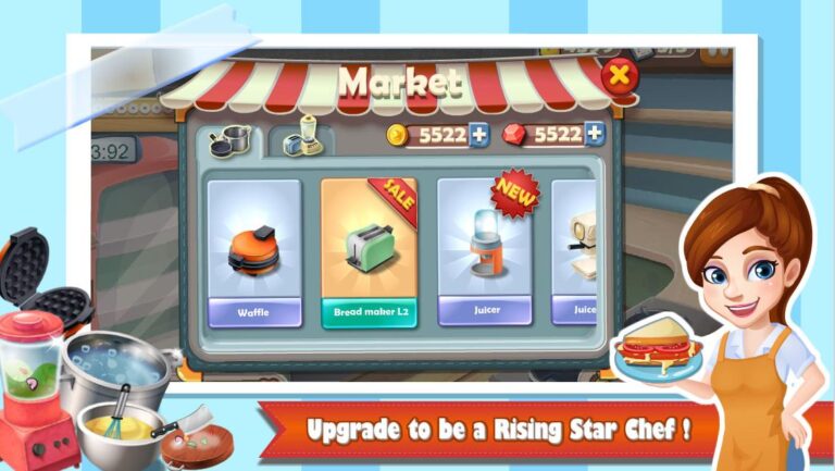 Chef Fever: Crazy Kitchen Rest untuk Android