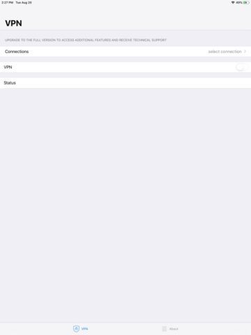 iOS 版 FortiClient VPN