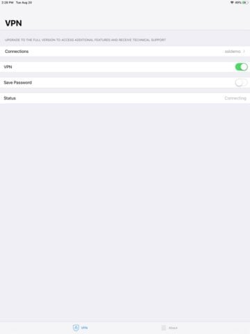 iOS 用 FortiClient VPN