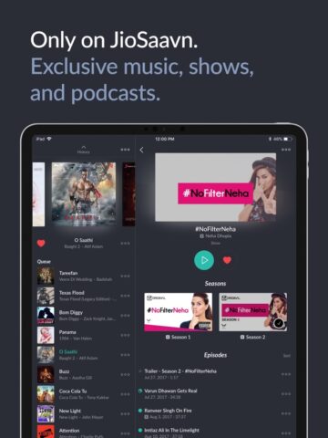 JioSaavn – Music & Podcasts لنظام iOS
