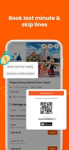 iOS 版 Klook – 全球旅遊＆住宿 & 玩樂體驗預訂平台