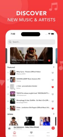MYT Music Streaming and Videos สำหรับ iOS