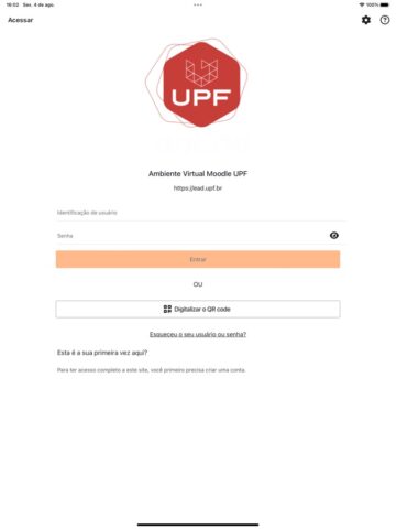 Moodle UPF untuk iOS