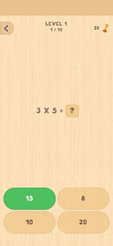 Multiplication table (Math) untuk iOS