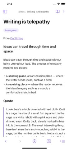 Obsidian — Connected Notes для iOS — скриншот 2